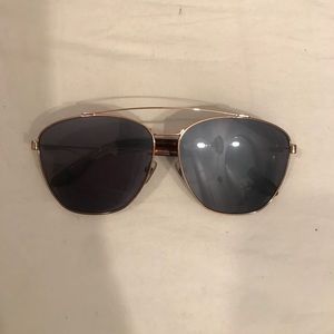 Givenchy 65 mm Round Aviator Sunglasses